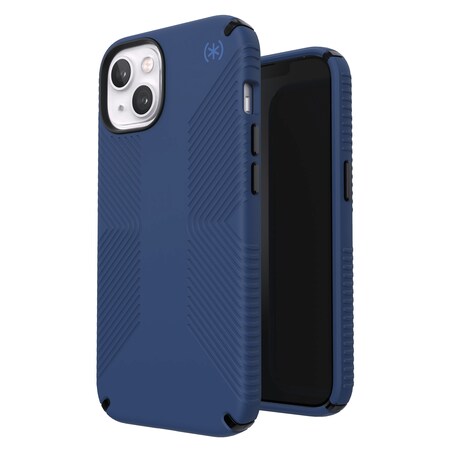 Speck Presidio2 Grip Case For Apple Iphone 13, Coastal Blue And Black 141689-9128